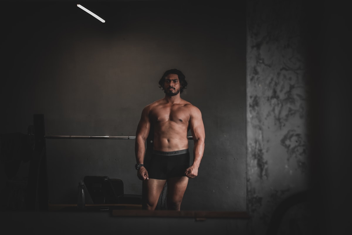 Body transformation journey through nutrition and training